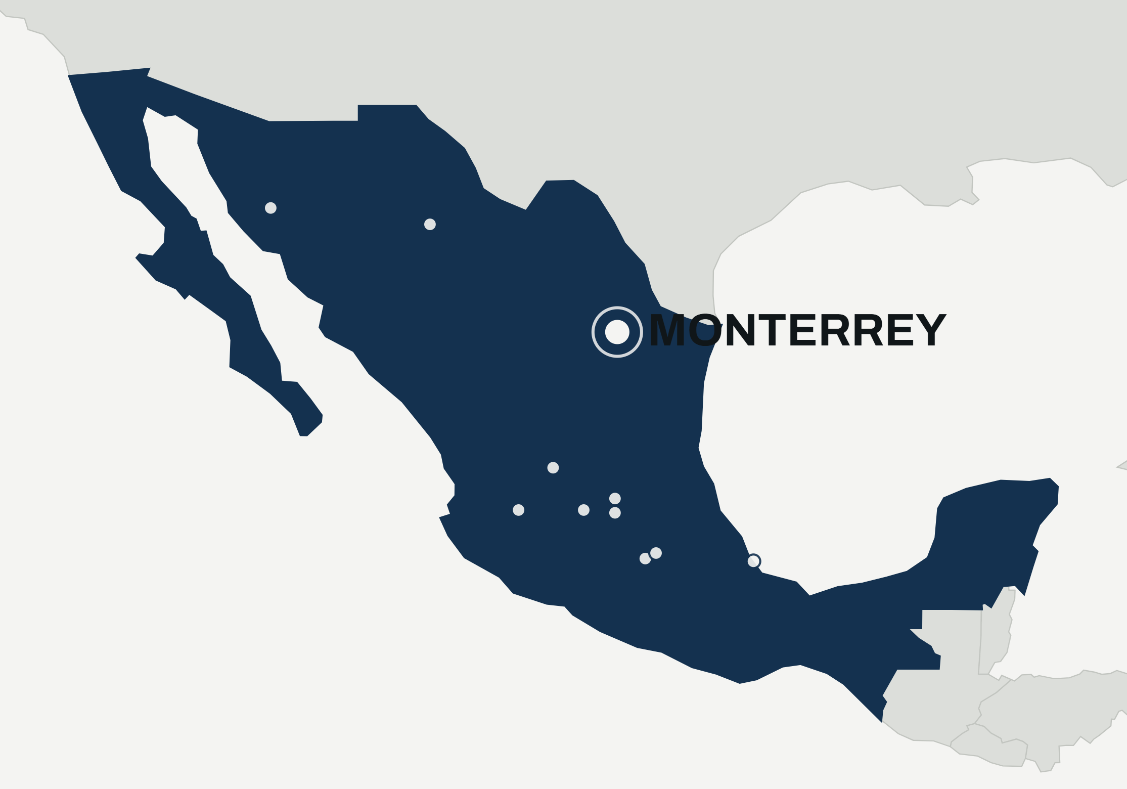 Mapa de cobertura nacional de Epoxinova