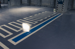 Piso de poliuretano — Estacionamiento